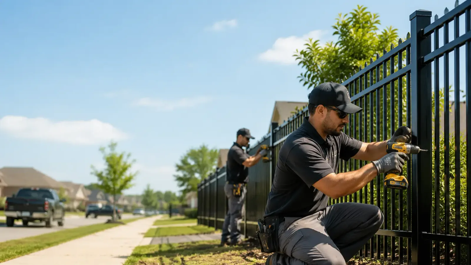 Metal Fence Installation in Akron, MI
